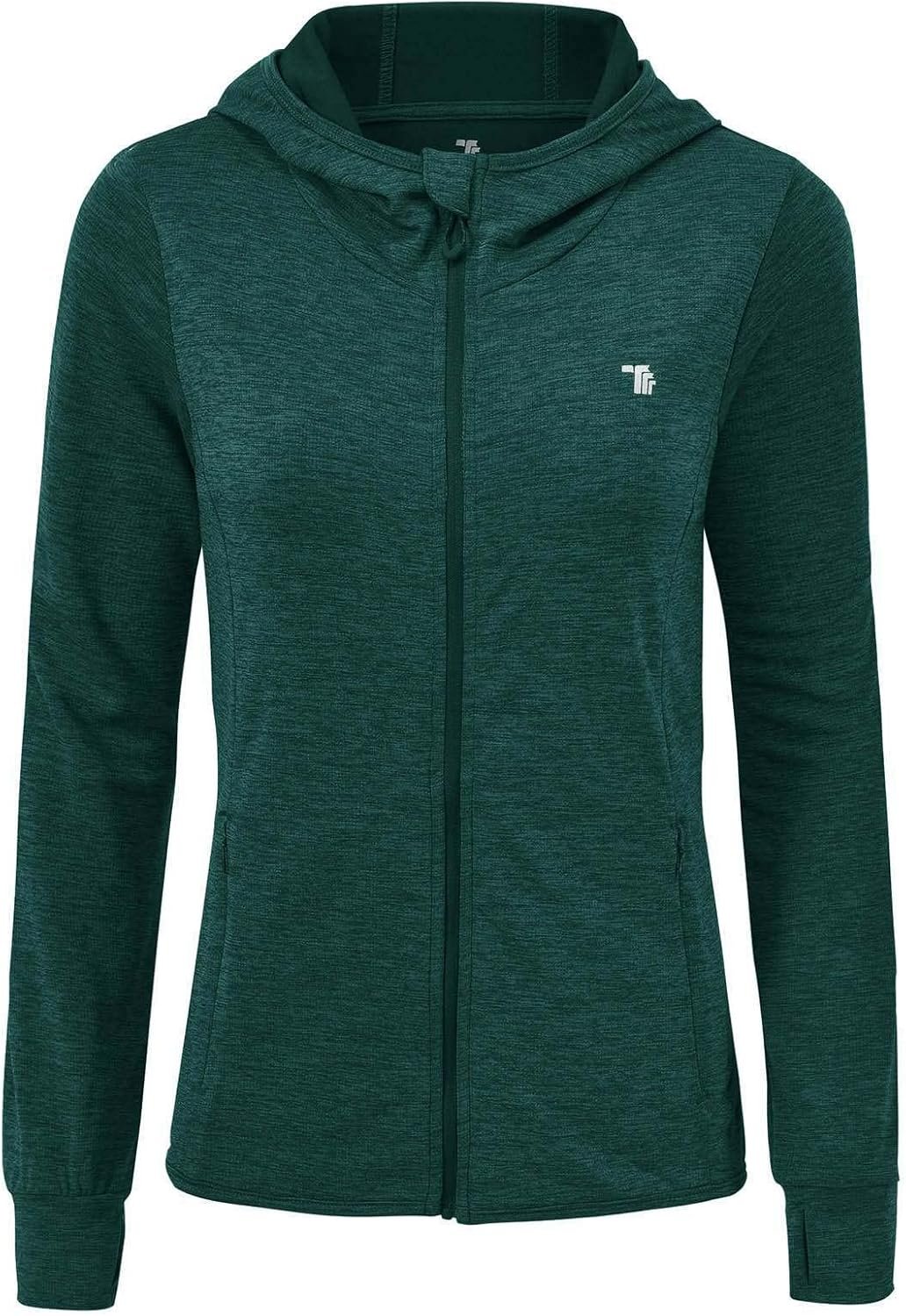 JHMORP Women's UPF 50+ Hiking Hoodie - modest workout hoodie for women