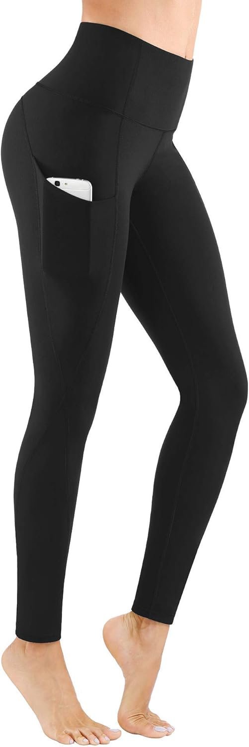 PHISOCKAT High Waist Yoga Pants with Pockets