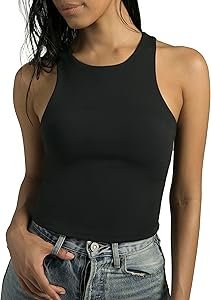 icyzone High Neck Quick Dry Workout Tank