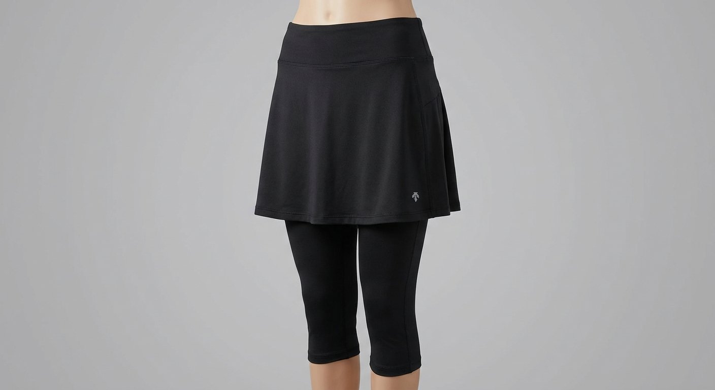 Aurgelmir Tennis Skirt with Built-in Capri Leggings