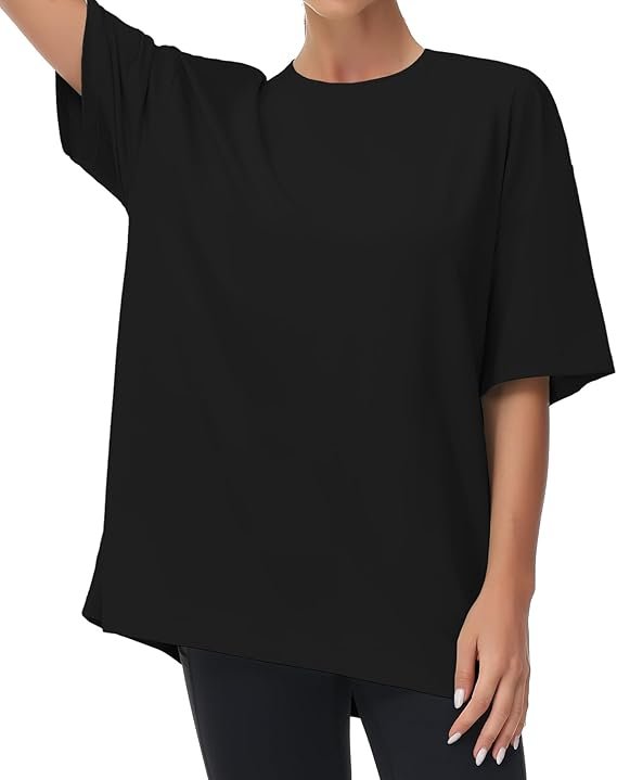 THE GYM PEOPLE Oversized Workout Tee