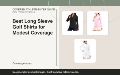 Covered Athlete real-product banner for Best Long Sleeve Golf Shirts for Modest Coverage (2026)