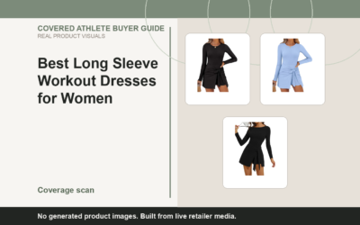 Covered Athlete real-product banner for Best Long Sleeve Workout Dresses for Women (2026)