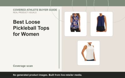 Covered Athlete real-product banner for Best Loose Pickleball Tops for Women (2026)