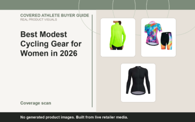 Covered Athlete real-product banner for Best Modest Cycling Gear for Women in 2026