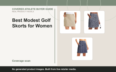 Covered Athlete real-product banner for Best Modest Golf Skorts for Women (2026)