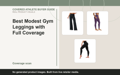Covered Athlete real-product banner for Best Modest Gym Leggings with Full Coverage (2026)