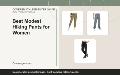 Covered Athlete real-product banner for Best Modest Hiking Pants for Women (2026)