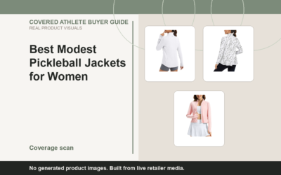 Covered Athlete real-product banner for Best Modest Pickleball Jackets for Women (2026)