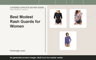 Covered Athlete real-product banner for Best Modest Rash Guards for Women (2026)