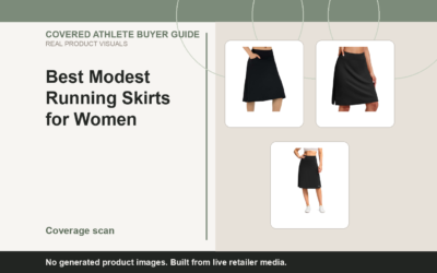 Covered Athlete real-product banner for Best Modest Running Skirts for Women (2026)