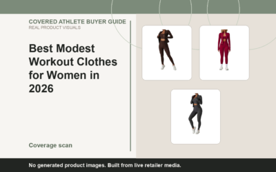 Covered Athlete real-product banner for Best Modest Workout Clothes for Women in 2026