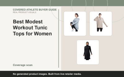 Covered Athlete real-product banner for Best Modest Workout Tunic Tops for Women (2026)