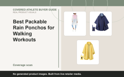 Covered Athlete real-product banner for Best Packable Rain Ponchos for Walking Workouts (2026)
