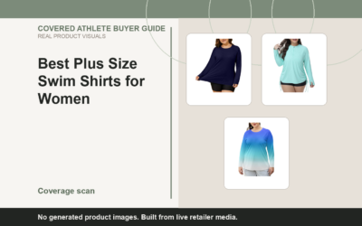 Covered Athlete real-product banner for Best Plus Size Swim Shirts for Women (2026)