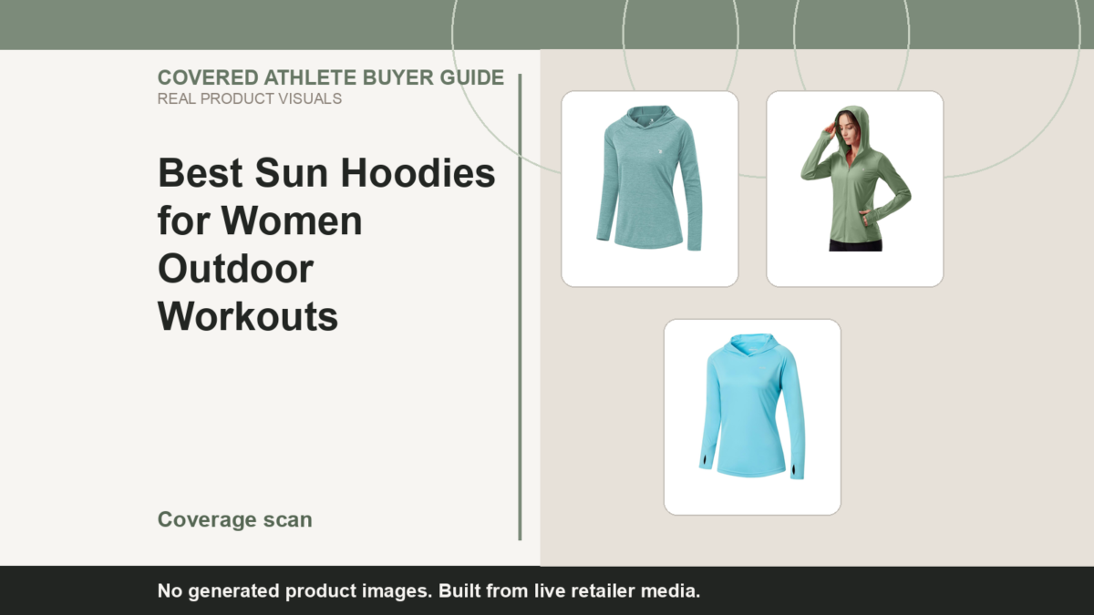 Covered Athlete real-product banner for Best Sun Hoodies for Women Outdoor Workouts (2026)