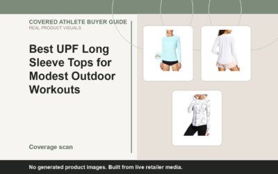 Covered Athlete real-product banner for Best UPF Long Sleeve Tops for Modest Outdoor Workouts (2026)